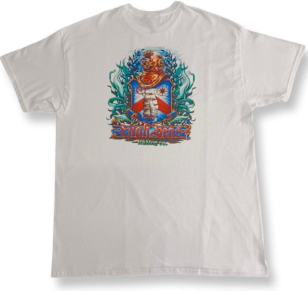 Diver's Helmet 100% Cotton T-shirt white